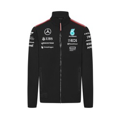 Kurtka męska softshell czarna Team Mercedes AMG F1 2024