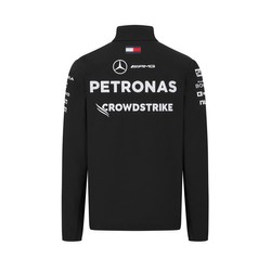 Kurtka męska softshell czarna Team Mercedes AMG F1 2024